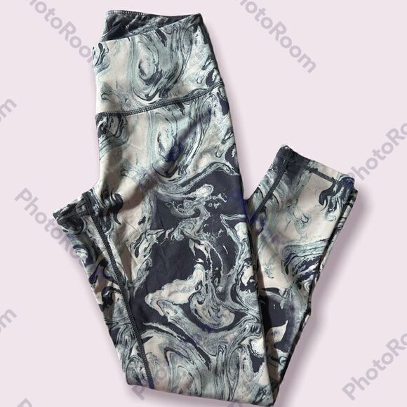 Zella Blue and Gray Leggings - Picture 1 of 1